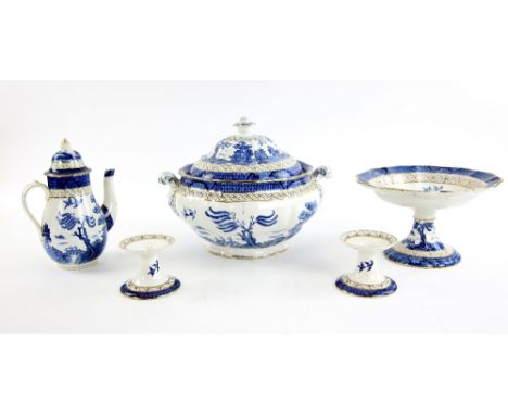 Fully comprehensive Real Old Willow Booths and Royal Doulton Willow pattern blue and white china, to include dinner service a