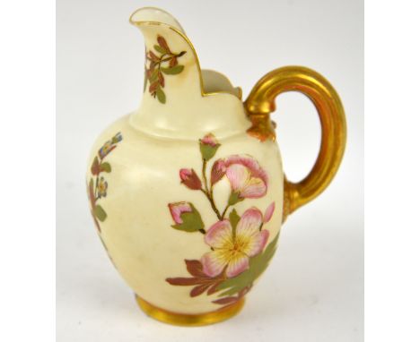 Royal Worcester blush ivory jug .  