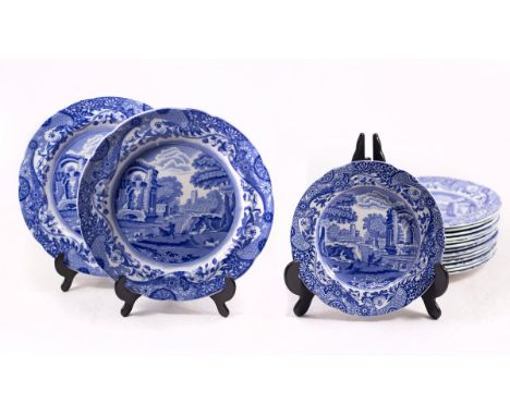 A very large quantity of Spode Italian pattern ceramics including bowls, plates, coffee cans, saucers etc.