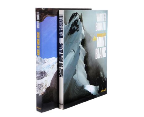 
	
		Ɵ&nbsp;BONATTI, Walter (1930 - 2011).   Magie du Mont Blanc. SIGNED. Denoel Editions, 1988.  single volume, folio., (345