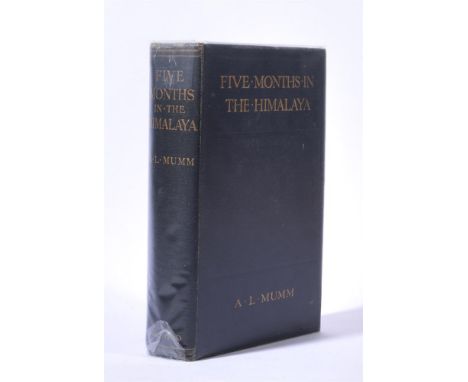 
	
		Ɵ&nbsp;MUMM, Arnold, Louis. (1859 - 1927).  Five Months in the Himalaya. A Record of Mountain Travel in Garhwal and Kash