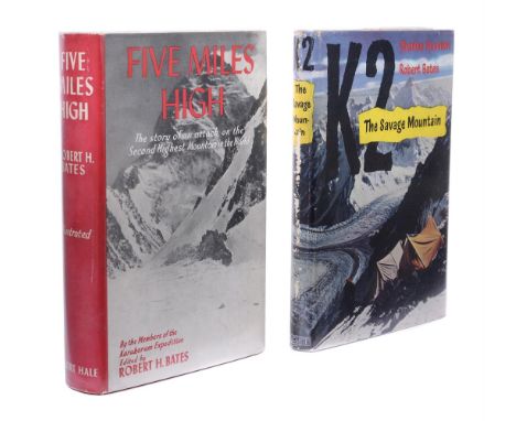 
	
		Ɵ&nbsp;BATES, Robert H. (1911 - 2007). et al.  Five Miles High. The Story of an Attack on the Second Highest Mountain in