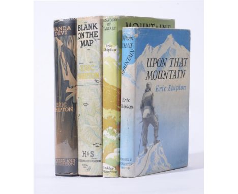 
	
		Ɵ&nbsp;SHIPTON, Eric. (1907 - 1977).  Four Works:  first editions. Hodder &amp; Stoughton 1936 - 1951.   comprises:  Nan