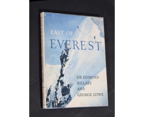 
	
		Ɵ&nbsp;HILLARY, Edmund. (1919 - 2008). and LOWE, George. (1924 - 2013).  East of Everest. An Account of the New Zealand 