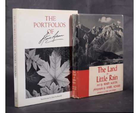 
	
		Ɵ&nbsp;ADAMS, Ansel.  (1902 - 1984).  Ansel Adams Presentation copies, two first editions, 1950 - 1977.  comprises:   AU