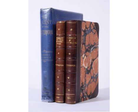 
	
		Ɵ&nbsp;WHYMPER, Edward. (1840 - 1911).  Three Works: first editions, two volumes SIGNED by the author. 1896, 1897, 1880.