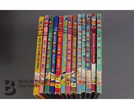 Noddy books numbers 11 to 23 by Enid Blyton, all 1st Editions. No.11 to 14 are in particularly good condition. Some books in 