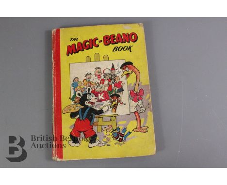 The Magic Beano 1950, published by D.C Thomson, thick card covers in original condition, some wear to spine, corners bumped, 