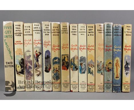 Enid Blyton 1st Edition Adventures of the Famous Five, in original dust jackets, published Hodder & Stoughton, including the 