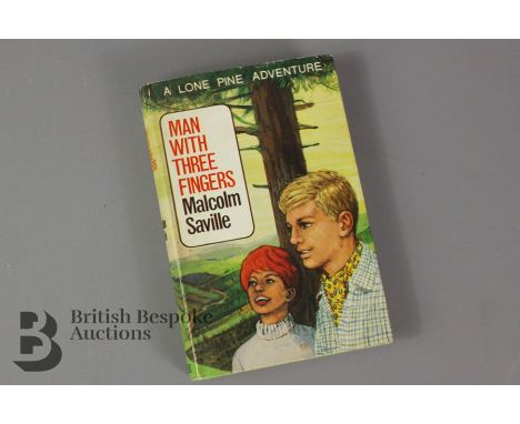 The Man with Three Fingers by Malcolm Saville 1st Edition in dust jacket. The sixteenth book in the Lone Pine series, publish