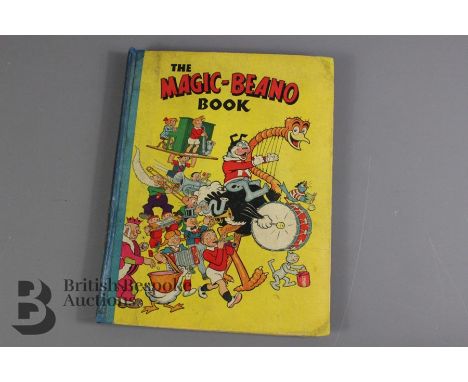 The Magic Beano 1948, thick card covers, published by D.C Thomson, tbbt entered in pencil, tape to strengthen front and rear 