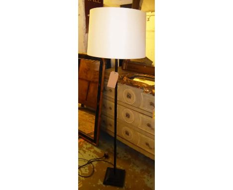 OKA FLOOR LAMP, 157cm H with a cream shade. 