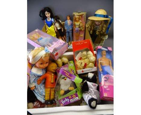 MATTEL BARBIE &amp; KEN, Disney, Furby, TY, Rupert Bear and other collectable dolls and toys, a quantity (in 2 boxes), Ken Do