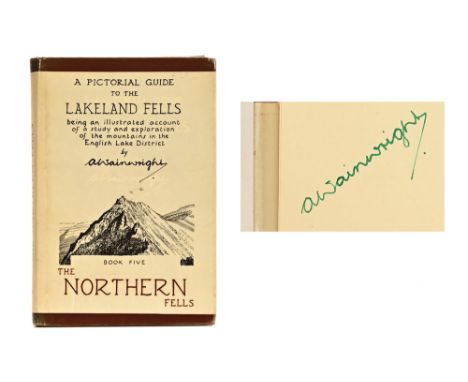 Alfred Wainwright A Pictorial Guide To The Lakeland Fells, Book Five The Northern Fells, signed first edition.   CONDITION RE