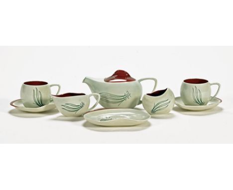 A Carltonware hand painted Tea for Two set.