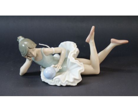 Nao, a ceramic figure "Bailarina Con Pelota, 01178", boxed CONDITION REPORT; Figure appears to be in good order, with no visi
