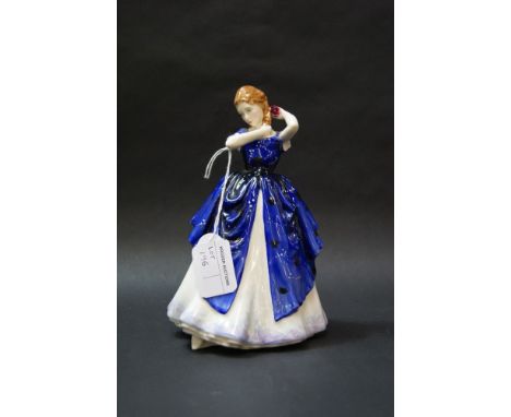 Royal Doulton, a glazed ceramic figure "Laura", HN3136