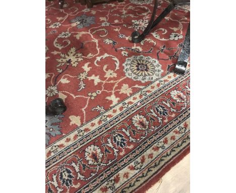 VINTAGE RUG 3.22 M X 2.29 M ( NEEDS CLEANING )