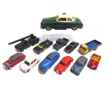 ASSORTED DIECAST &amp; OTHER MODEL VEHICLES  circa 1950s and later, including a Schuco Electro Alarm Car 5340, and a Spot-On 