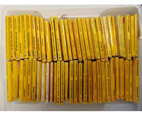 [MAPS]  Fifty-nine Ordnance Survey Outdoor Leisure 2 1/2 Inch to One Mile folding maps, (some duplication).