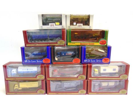 THIRTEEN 1/76 SCALE EXCLUSIVE FIRST EDITIONS DIECAST MODEL COMMERCIAL VEHICLES  each mint or near mint and boxed.