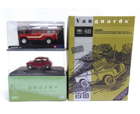 ASSORTED 1/43 SCALE DIECAST MODEL VEHICLES  comprising a Vanguards No.LR3002, Land Rover Series I 60th Anniversary 2 Piece Se