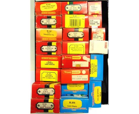 [OO GAUGE]. TWENTY-TWO ASSORTED HORNBY WAGONS  including four Thomas the Tank Engine series, each boxed.