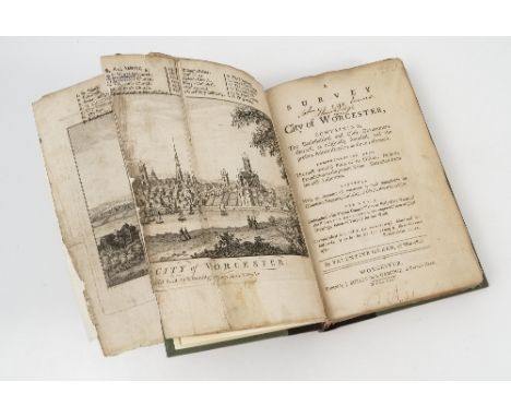 A Survey of the City of Worcester, by Valentine Green, 1764, re-bound
