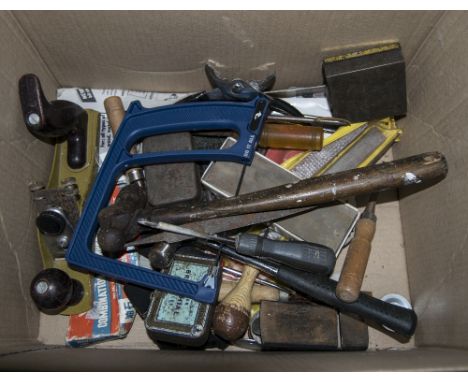 Collection Of Assorted Tools, including sharpeners, plane, screwdrivers, etc. 