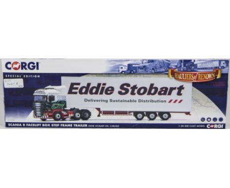 Corgi/Eddie Stobart Interest Scania R Facelift Box Step Frame Trailer CC13754