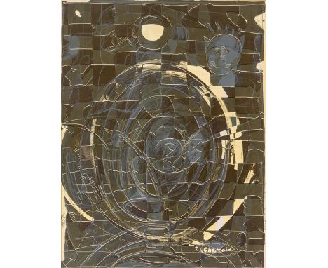 Dieter ROTH (1930-1998)SelbstbildnisFarblithographie (?) auf Papier, 45/75, mit Bleistift signiert und datiert '7765 x 50 cmD