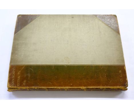 Morrell (Ottoline, 1873-1938). A scrap album compiled by Lady Ottoline Morrell, circa 1914-20,  containing newscuttings, port