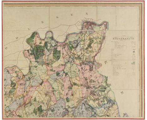 Surrey. Bryant (Andrew), Map of the County of Surrey from actual survey by A.Bryant in the years 1822 and 1823, published Jun