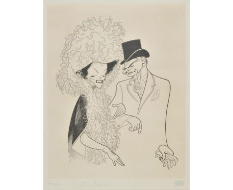 *Hepburn (Katharine, 1907-2003). Love Among the Ruins,  etching by L. Hirschfeld, signed in pencil by the artist with limitat