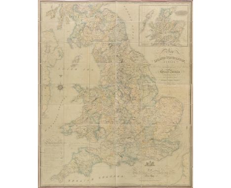 British Isles. Walker (John), Map of the Inland Navigation, Canals, and Rail Roads with the Situations of the various Mineral