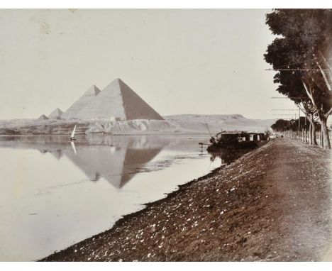 Middle East & Mediterranean. An album containing approximately 50 gelatin silver print photographs, early 20th century,  incl