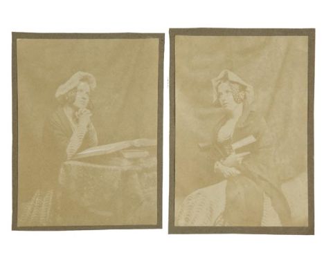 *Early Photographs. A group of 16 early photographs, 1850s/1870s,  including 5 salt prints, 3 of an unidentified woman, 14.5 