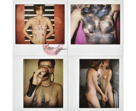 *Polaroids. A group of vintage Polaroid prints relating to Pat Hearn/Mark Morrisroe, circa 1980s,  mostly nude studies of a s