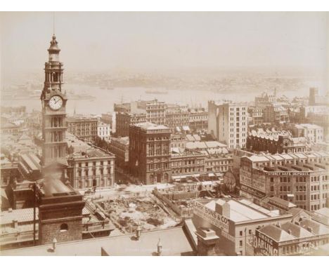 *Australia. A group of 17 albumen print views, circa 1880,  mostly Sydney, including photographs by Henry King and Kerry, app