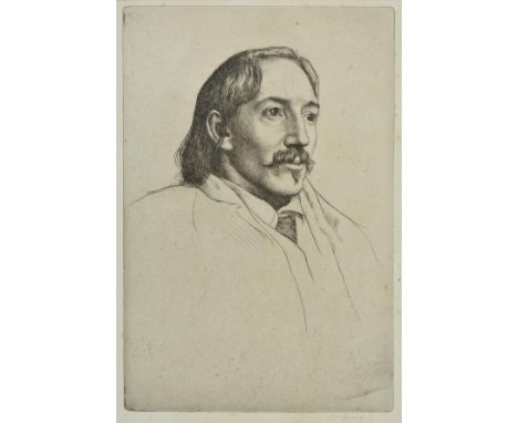 *Strang (William, 1859-1921). Robert Louis Stevenson, 1893,  etching on laid paper, with plate tone, signed in pencil, plate 