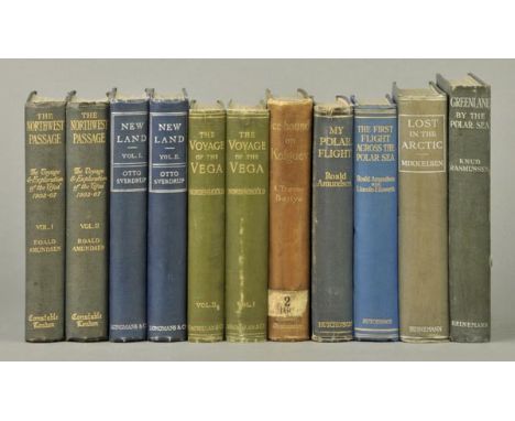 Amundsen (Roald). The North West Passage. Being the Record of a Voyage of Exploration of the Ship "Gjoa" 1903-1907, 2 volumes