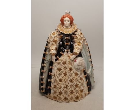 Royal Worcester figure Queen Elizabeth I. 