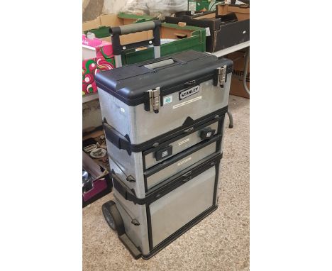 Stanley Four Tier Tool Chest on Wheels.