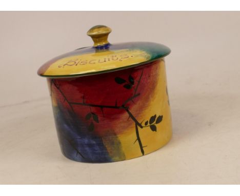 Wemyss Jazzy Moorland Biscuit Jar &amp; Cover 