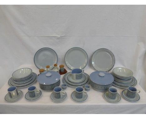 A Hornsea six setting dinner service in the 'Tapestry' pattern, 45 pieces. 