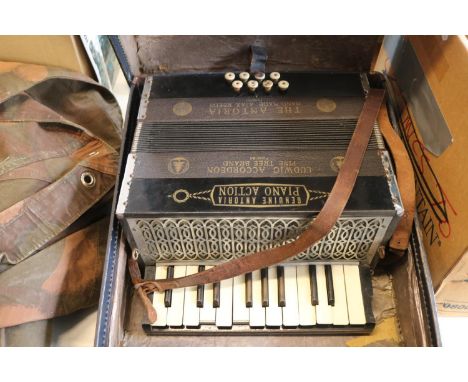 Antoria Ludwig Piano Accordion cased 