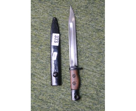 WSC S29 Bayonet in metal scabbard 30cm in Length 
