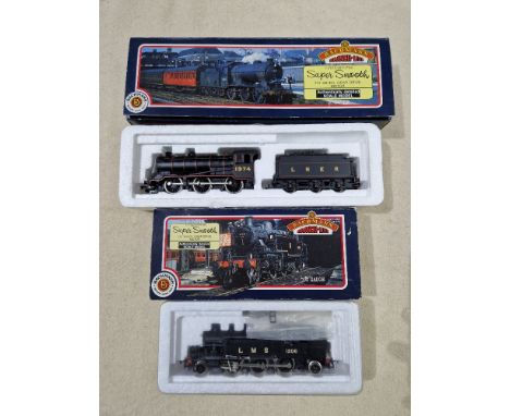 Two Bachmann locomotives comprising of a 31-850 J39 1974 L.N.E.R. lined black &amp; a 31-453 Ivatt 2-6-2 tank 1206 L.M.S. un-