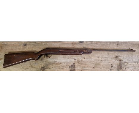 A Diana mod 27 .177 calibre break barrel air rifle, 106cm long. (BUYER MUST BE 18 YEARS OLD OR ABOVE AND PROVIDE PHOTO IDENTI