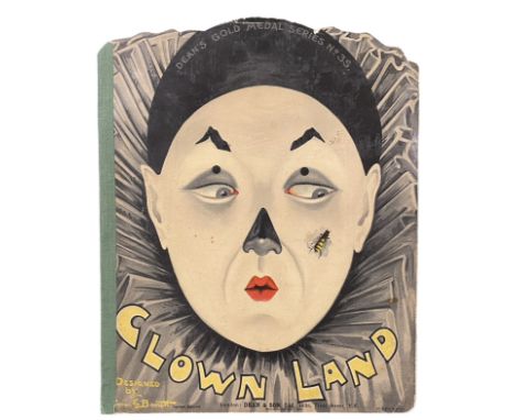 Clown Land By Vernon Barrett 1894. London: Dean &amp; Son. Ltd. 160a Fleet Street. Designed by Vernon Barrett. colour illustr